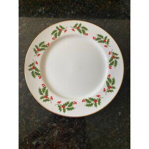 RH Macy & Co Inc "All the Trimmings" 10 Inch Porcelain Dinner Plate, Japan, 1980